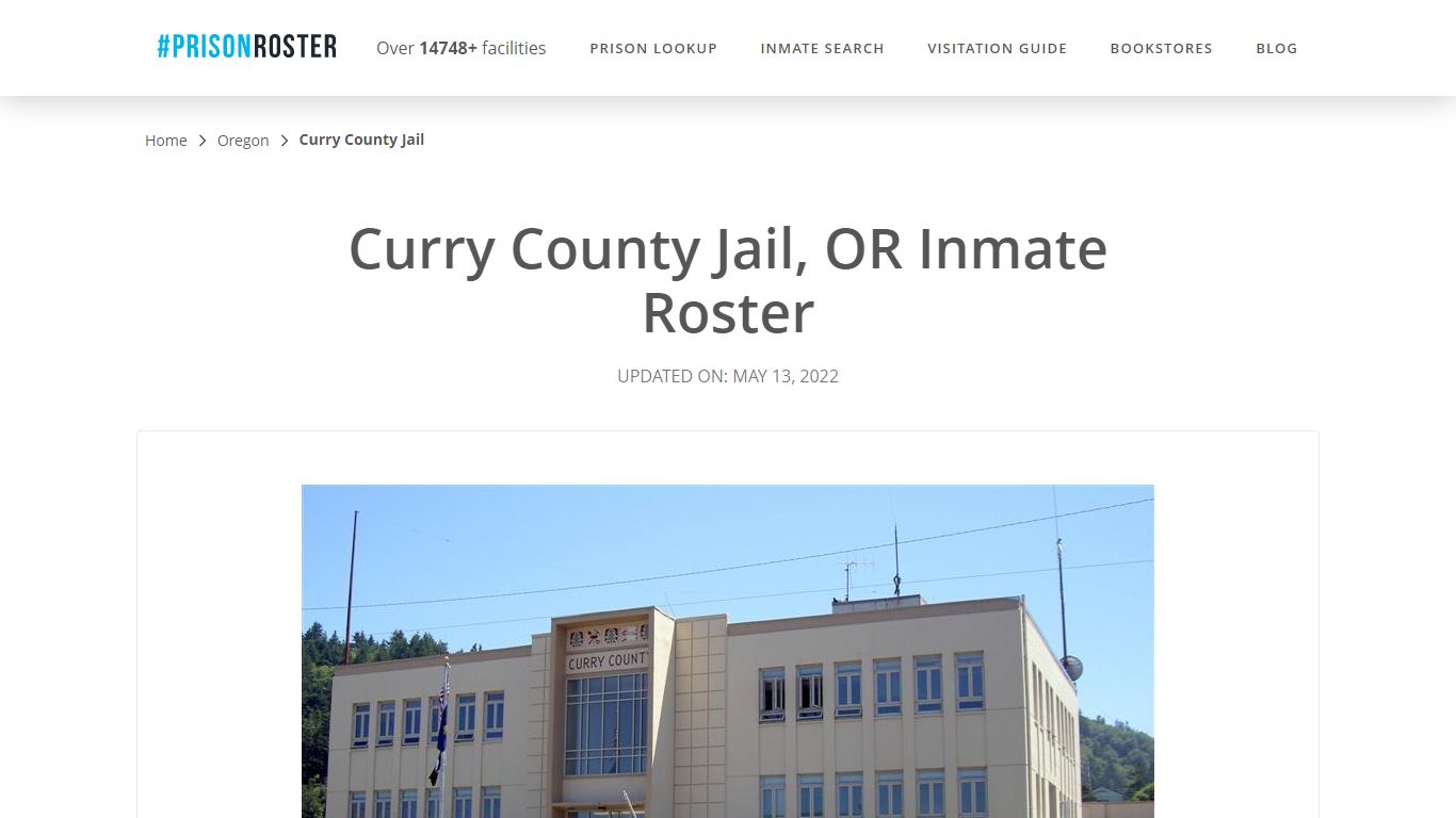 Curry County Jail, OR Inmate Roster